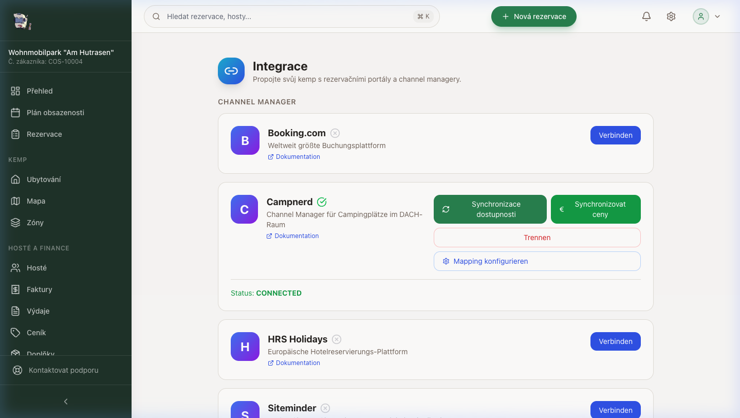 Dostupnost synchronizovaná přes všechny kanály